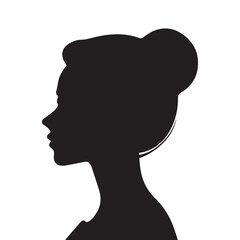 Woman vector silhouette
