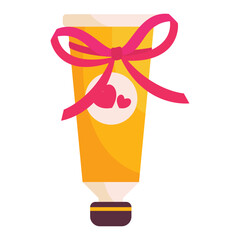 flat style organic cosmetic skin care products