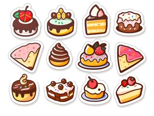 set of cakes