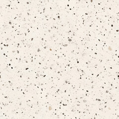 Naklejka premium Seamless texture, White granite terrazzo floor seamless pattern