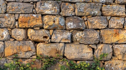 Obraz premium Ancient wall with space for text