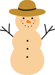 Beach summer sand snowman vector.
Christmas Beach Snowman flat vector.
Christmas sand snowman isolated svg.