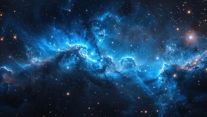 Cosmic Nebula in Deep Space