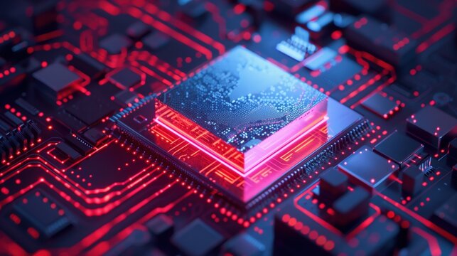 Futuristic quantum computer with glowing qubits in a high-tech laboratory, demonstrating quantum entanglement and superposition concept, advanced computing technology, cutting-edge scientific research