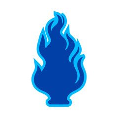 blue fire vector, vector illustration, abstract, art, 3d rendering