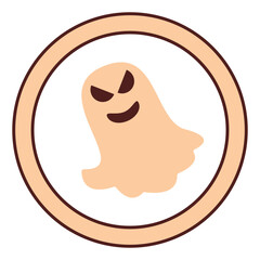 white ghost vector, vector illustration, abstract, art, 3d rendering