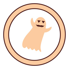 white ghost vector, vector illustration, abstract, art, 3d rendering