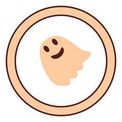 white ghost vector, vector illustration, abstract, art, 3d rendering