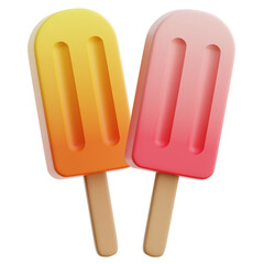 Popsicle 3d Illustration