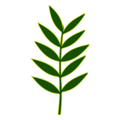 leaf vector, vector illustration, abstract, art, 3d rendering