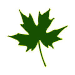 leaf vector, vector illustration, abstract, art, 3d rendering