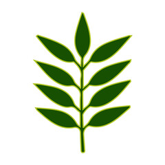 leaf vector, vector illustration, abstract, art, 3d rendering