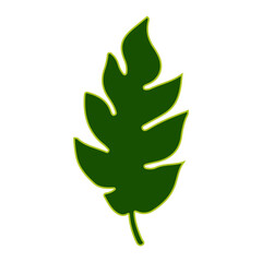 leaf vector, vector illustration, abstract, art, 3d rendering