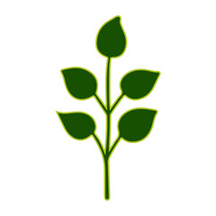 leaf vector, vector illustration, abstract, art, 3d rendering