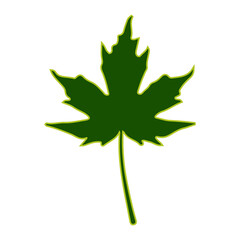 leaf vector, vector illustration, abstract, art, 3d rendering