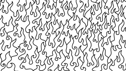 Abstract Fire Background. Abstract flame Background. doodle fire background. Fire Pattern background. Fire flame pattern. 
