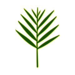 leaf vector, vector illustration, abstract, art, 3d rendering