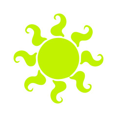 Fototapeta premium sun , vector, silhouette, vector illustration, abstract, art, 3d rendering