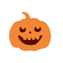 halloween pumpkin with facial expression, vector, silhouette, vector illustration, abstract, art, 3d rendering