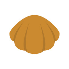 seashell vector, silhouette, vector illustration, abstract, art, 3d rendering