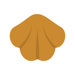 seashell vector, silhouette, vector illustration, abstract, art, 3d rendering