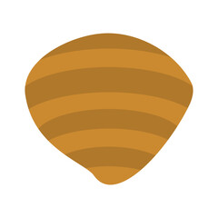 seashell vector, silhouette, vector illustration, abstract, art, 3d rendering