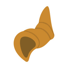 seashell vector, silhouette, vector illustration, abstract, art, 3d rendering