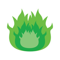 green hot fire vector, silhouette, vector illustration, abstract, art, 3d rendering
