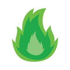 green hot fire vector, silhouette, vector illustration, abstract, art, 3d rendering