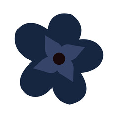 beautiful flower vector, silhouette, vector illustration, abstract, art, 3d rendering