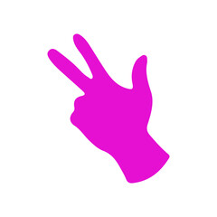 vector hand, logo, vector illustration, abstract, art, 3d rendering, silhouette