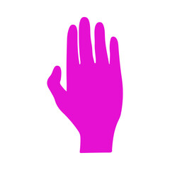vector hand, logo, vector illustration, abstract, art, 3d rendering, silhouette
