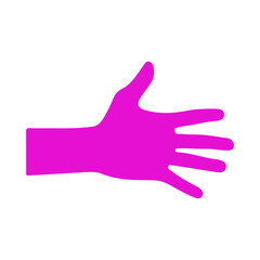 vector hand, logo, vector illustration, abstract, art, 3d rendering, silhouette