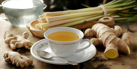 cup of ginger drink