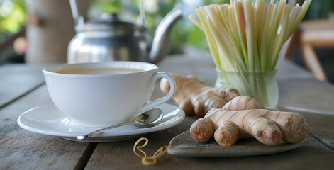 cup of ginger drink