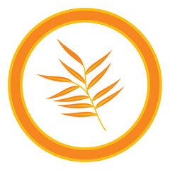 beautiful leaf vector, logo, vector illustration, abstract, art, 3d rendering, silhouette