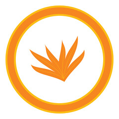 beautiful leaf vector, logo, vector illustration, abstract, art, 3d rendering, silhouette