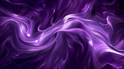 Obraz premium Hypnotic Purple Waves of Abstract Art