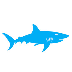 shark animal vector, logo, vector illustration, abstract, art, 3d rendering, silhouette