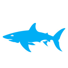 shark animal vector, logo, vector illustration, abstract, art, 3d rendering, silhouette