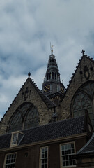 Fototapeta premium oude kerk in amsterdam