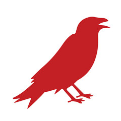 Fototapeta premium bird vector, logo, vector illustration, abstract, art, 3d rendering, silhouette
