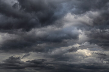 Obraz premium Epic Storm clouds, sky, blue dark clouds abstract background texture, thunderstorm
