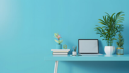 realistic high-resolution photo of desk, with detailed background