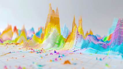 realistic high-resolution photo of data, with detailed background