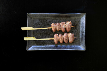 Chicken heart skewer