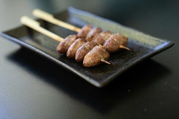 Chicken heart skewer