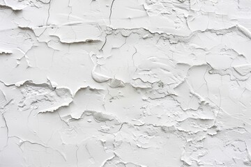 Fototapeta premium Textured surface of a plastered white wall for exterior design background