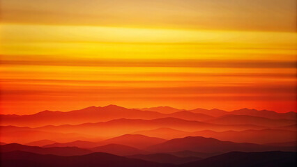 Obraz premium Golden Hour Over Misty Mountains