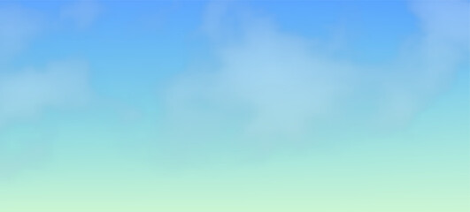 Modern colorful gradient background with clouds